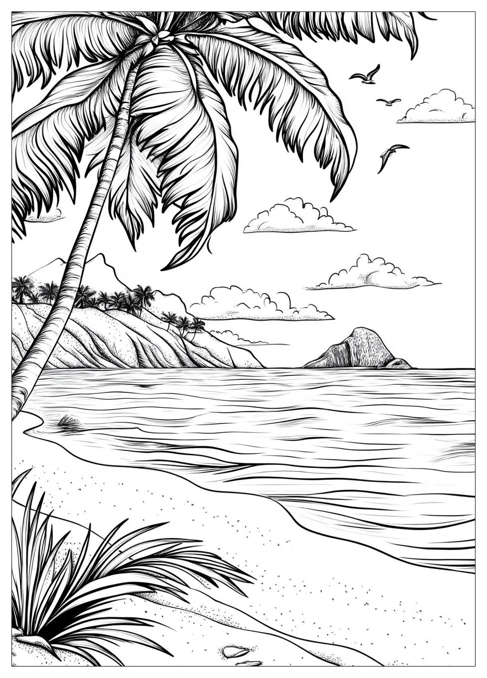 Beach Coloring Pages-13