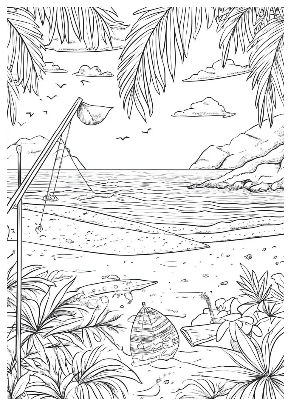 Beach Coloring Pages-17