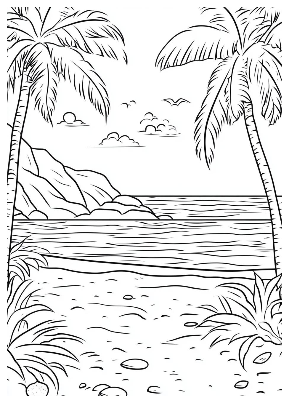 Beach Coloring Pages-3