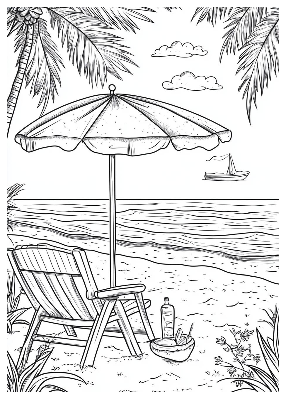 Beach Coloring Pages-4