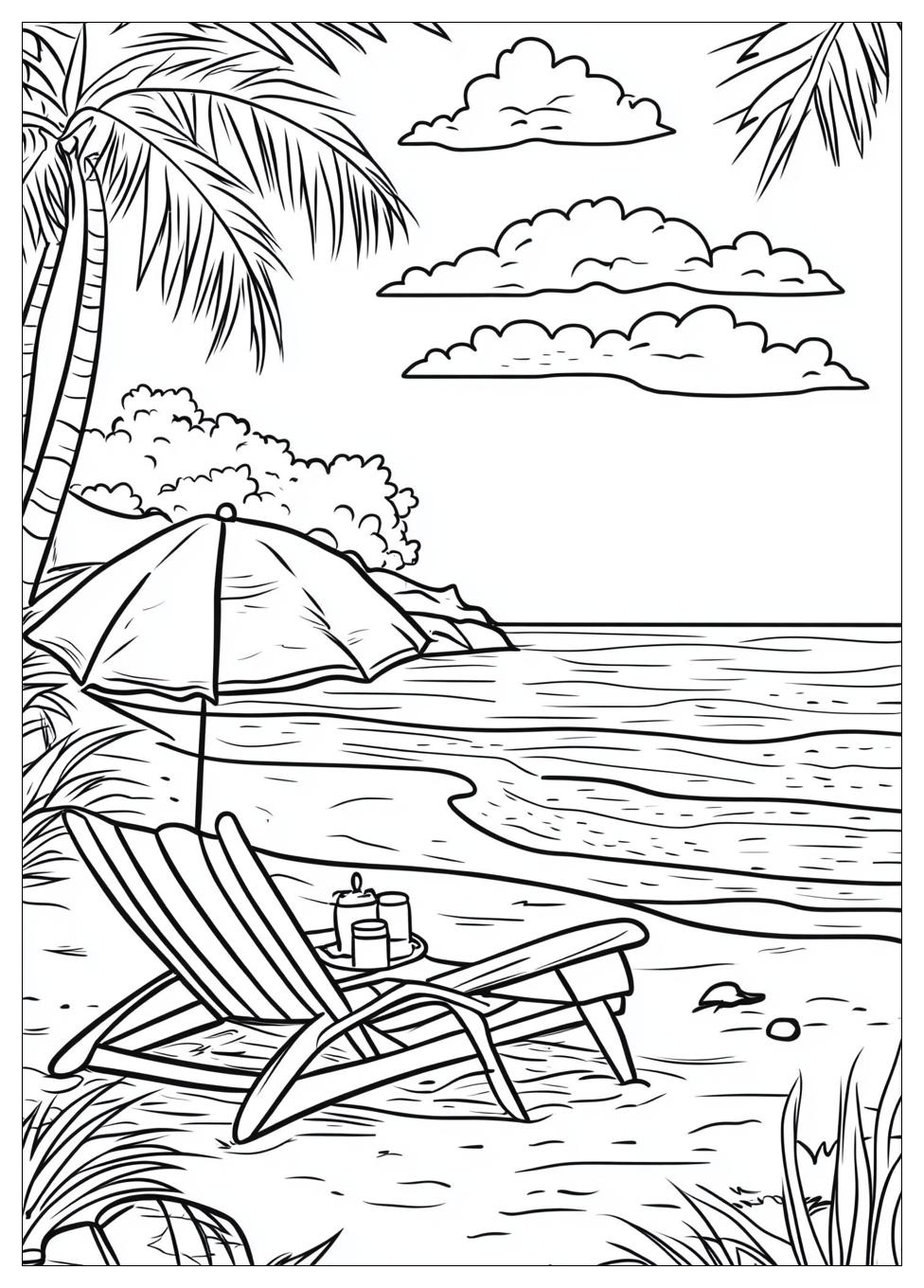 Beach Coloring Pages-6