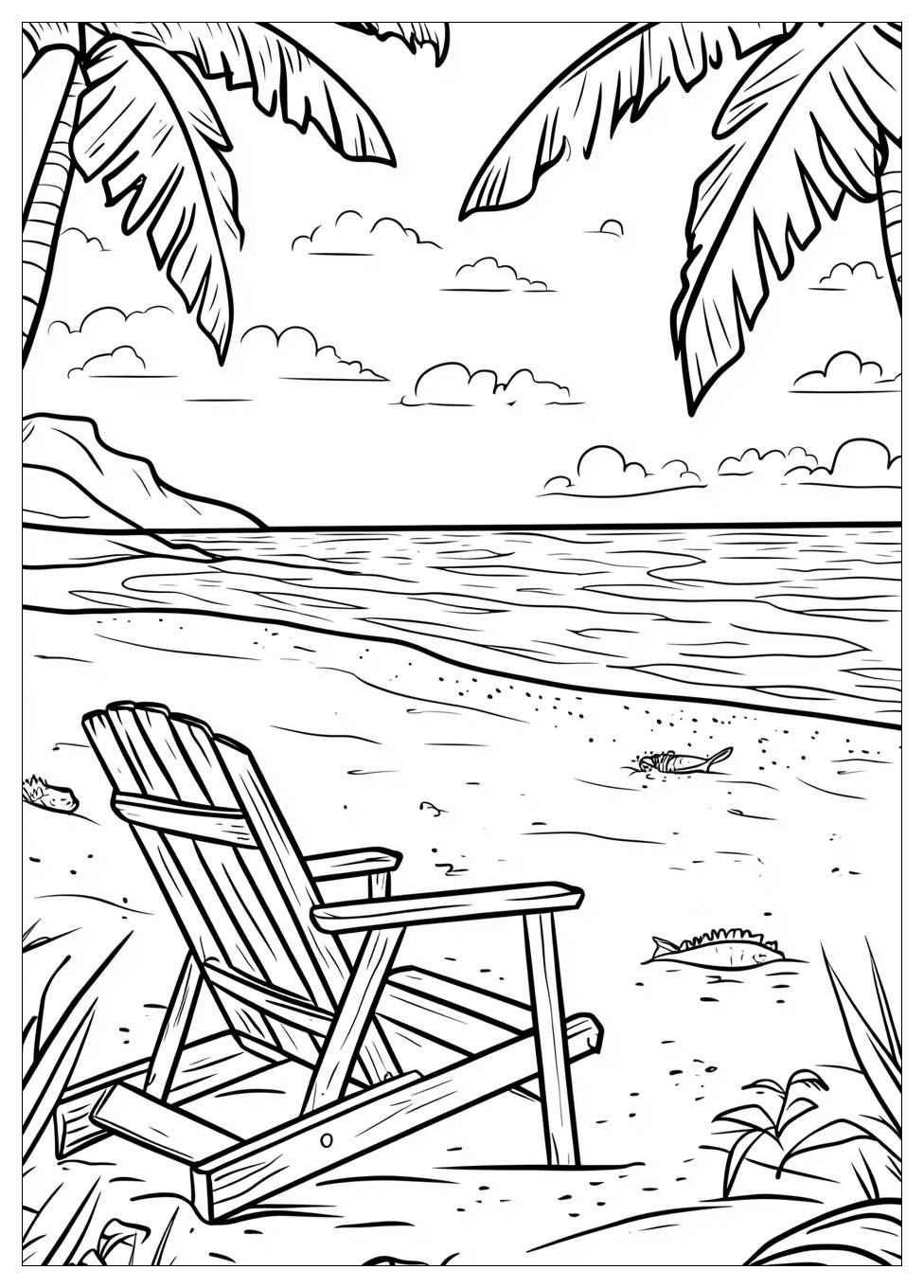 Beach Coloring Pages-8