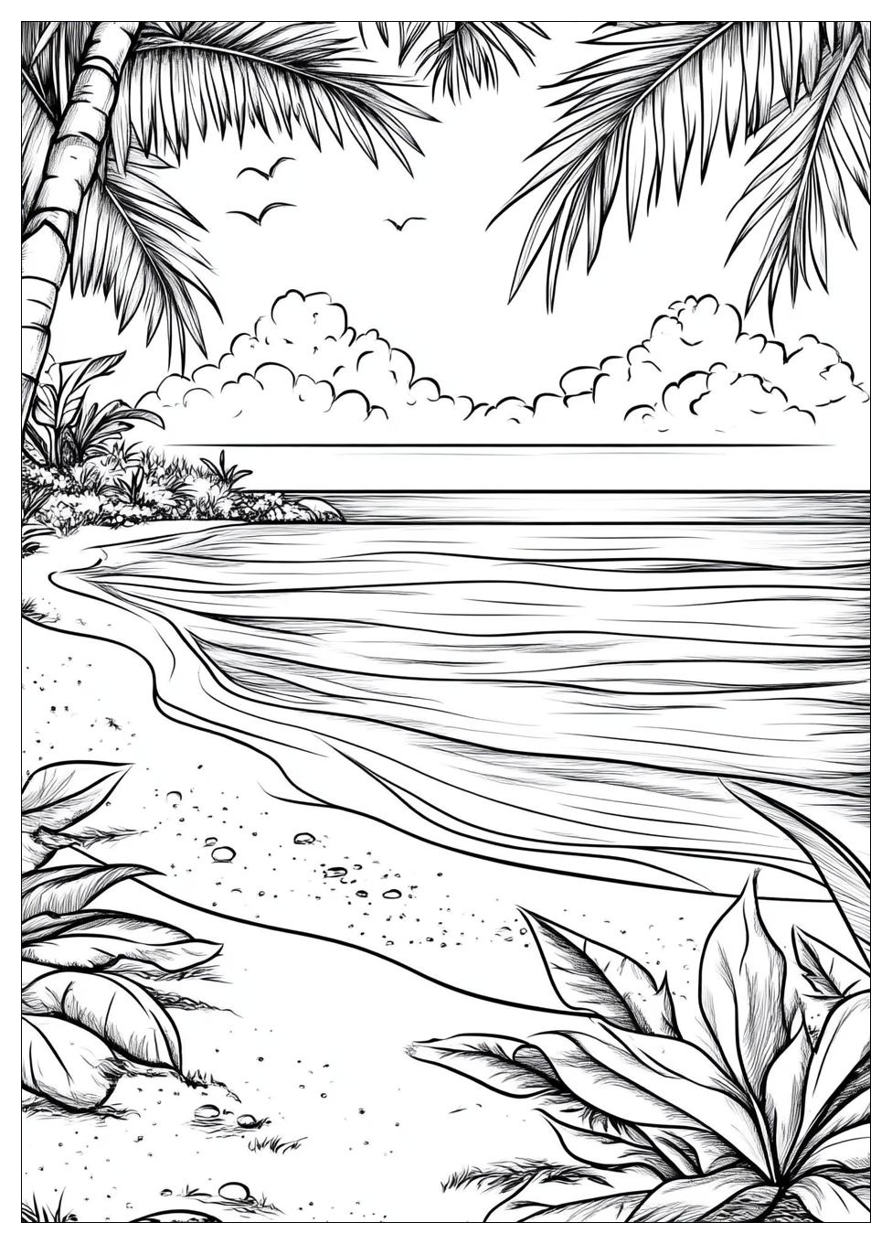 Beach Coloring Pages-9