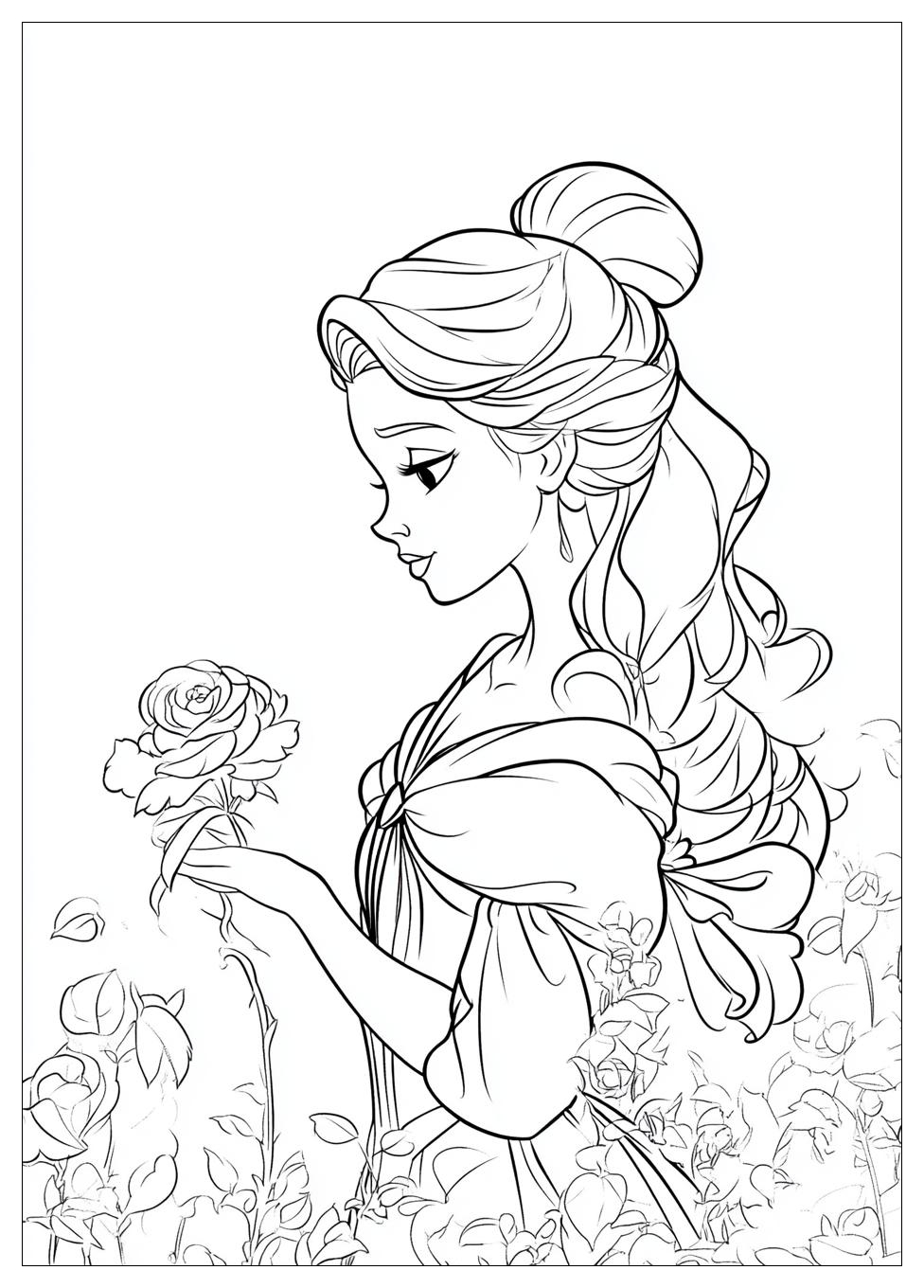 Beauty And The Beast Coloring Pages-10