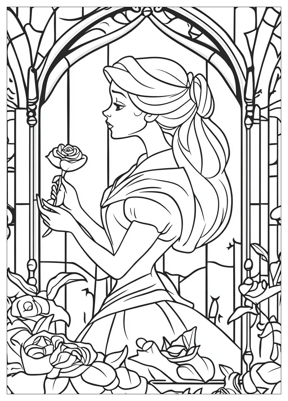 Beauty And The Beast Coloring Pages-12