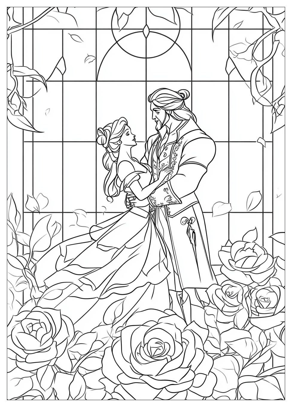 Beauty And The Beast Coloring Pages-15