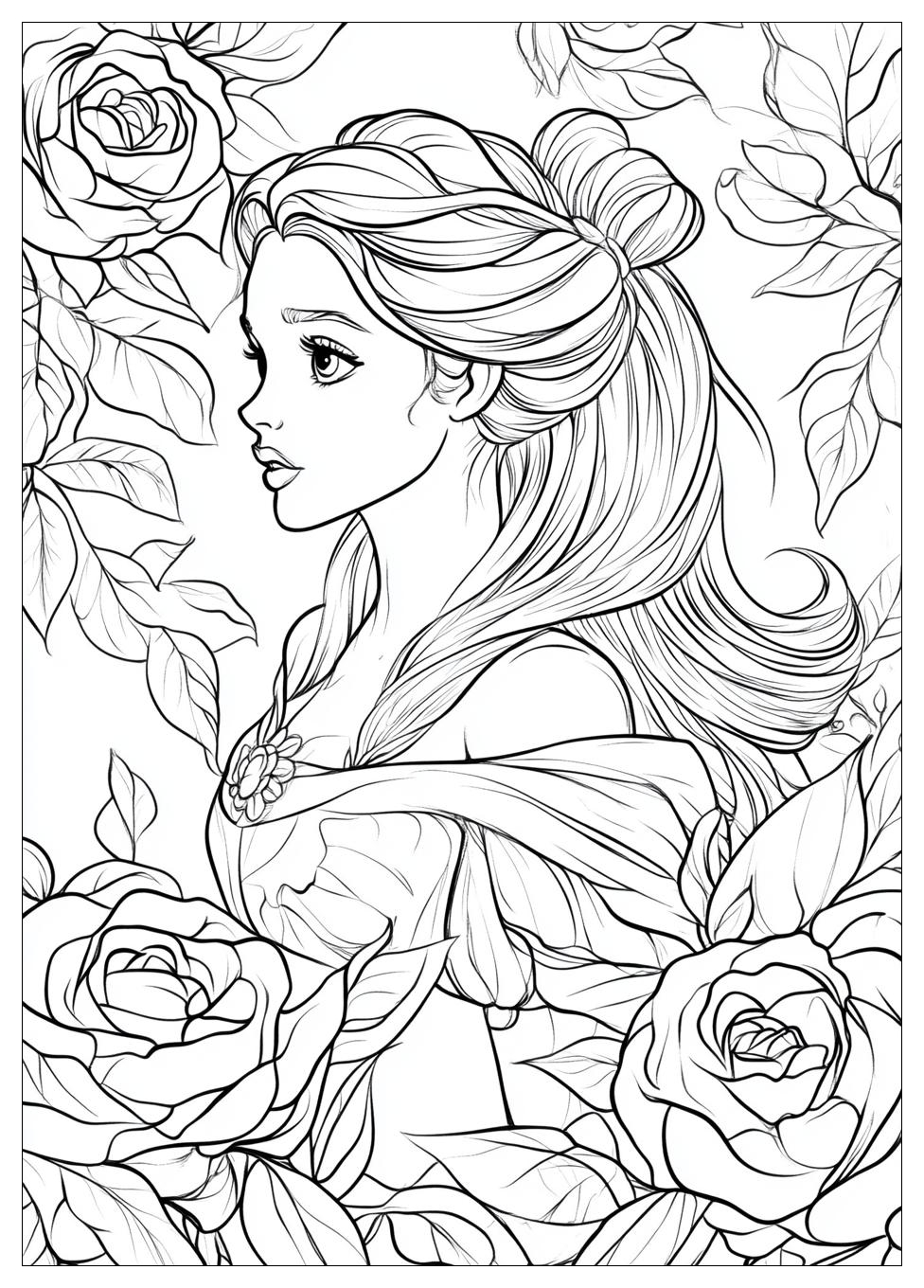 Beauty And The Beast Coloring Pages-20