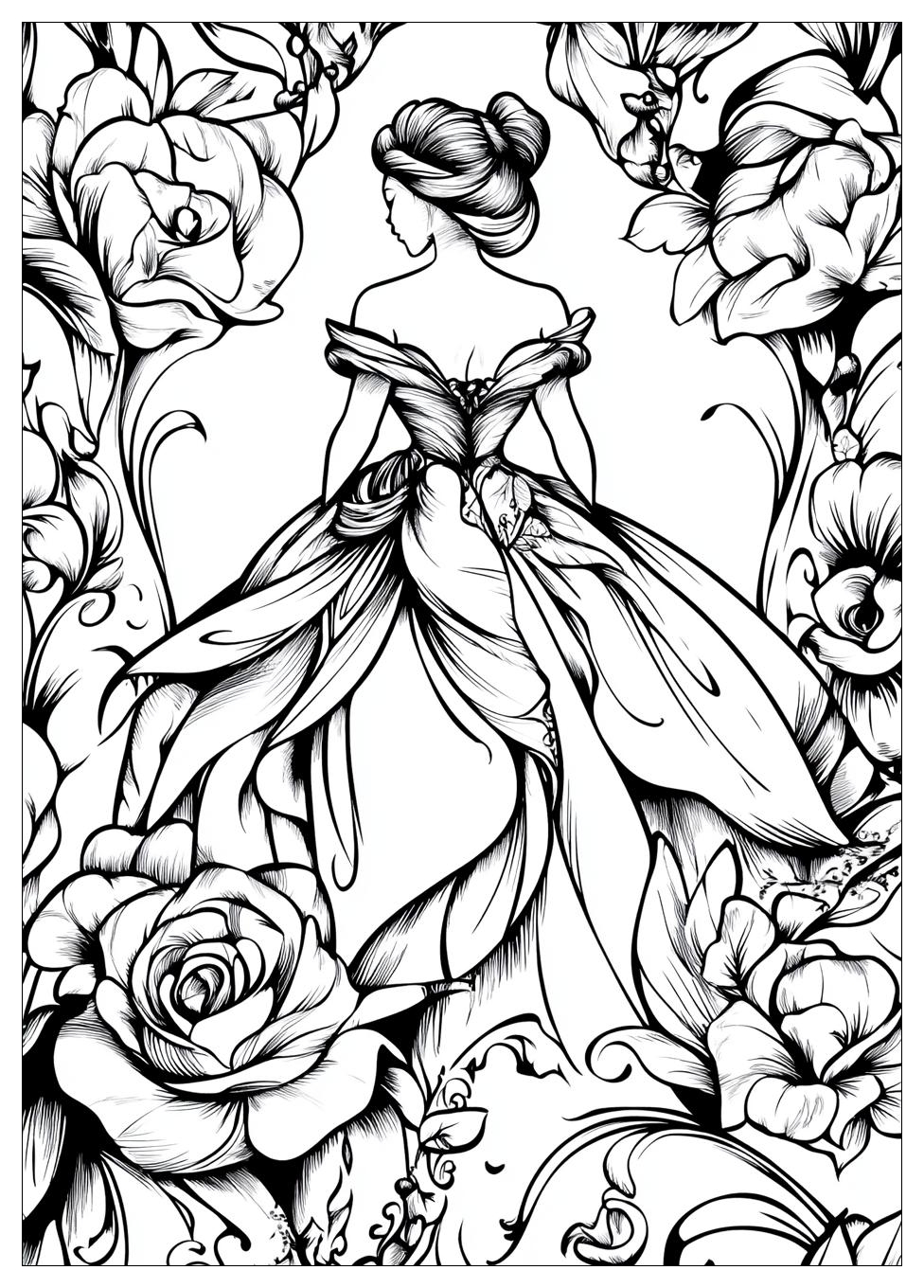 Beauty And The Beast Coloring Pages-9