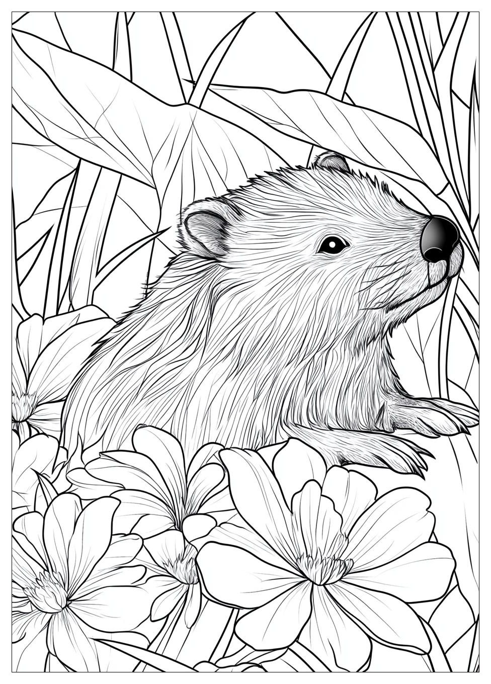 Beaver Coloring Pages-20