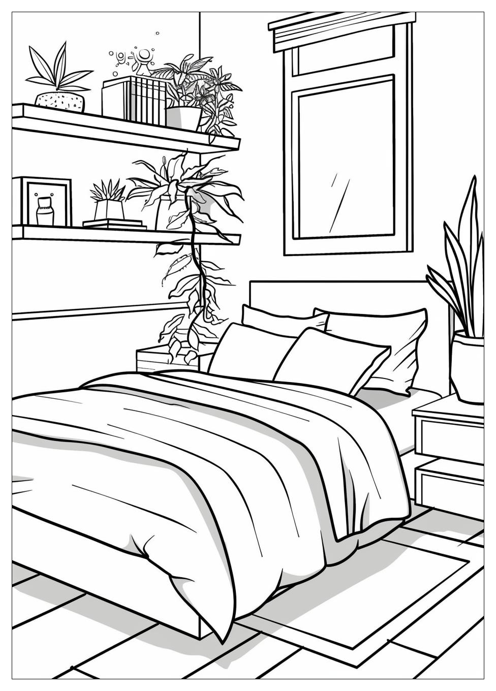Bedroom Coloring Pages-10