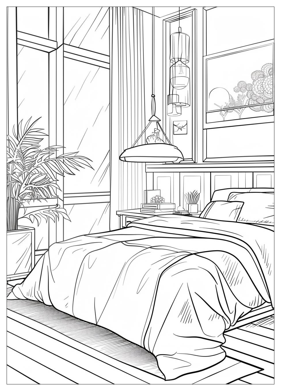 Bedroom Coloring Pages-17