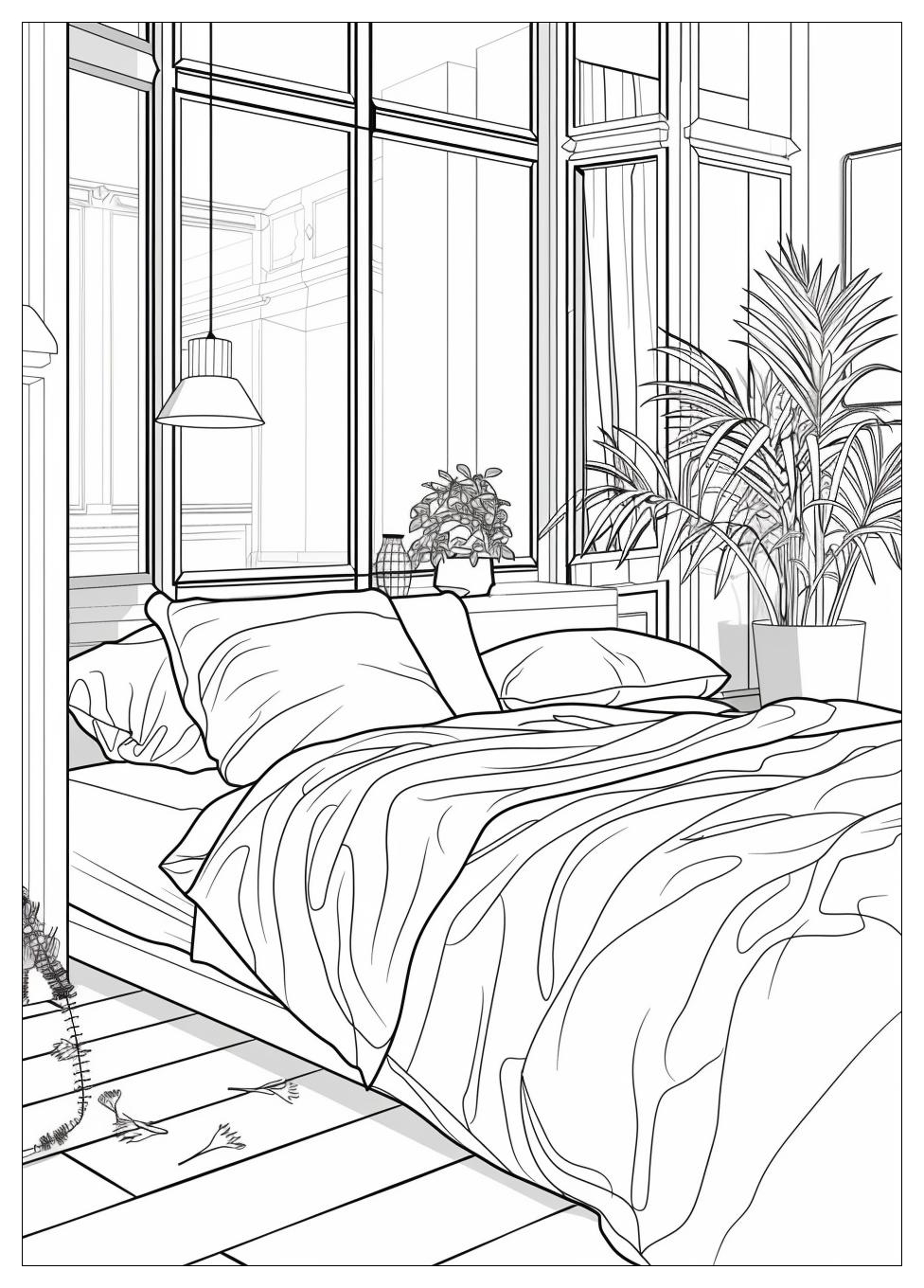 Bedroom Coloring Pages-19
