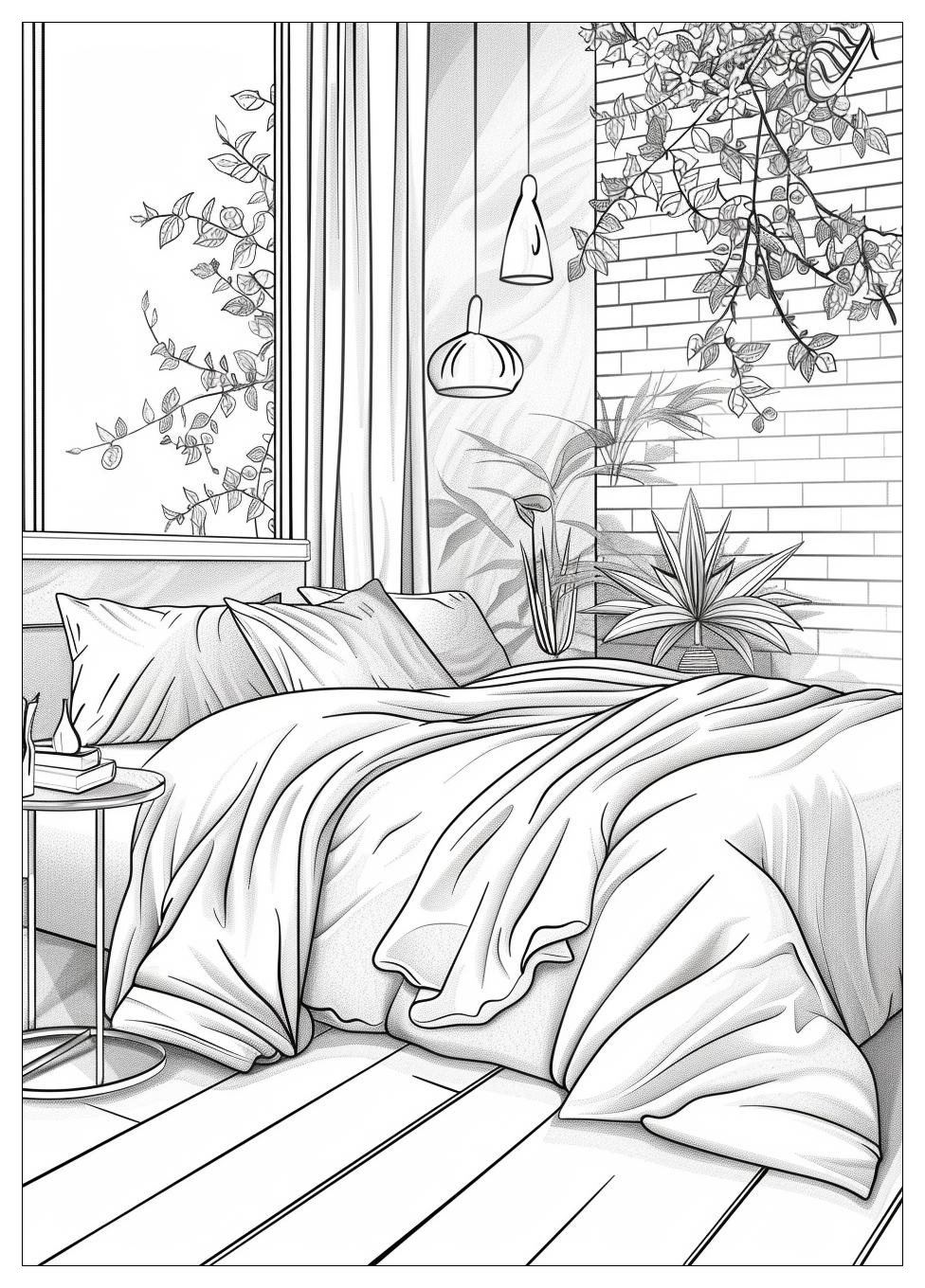 Bedroom Coloring Pages-20