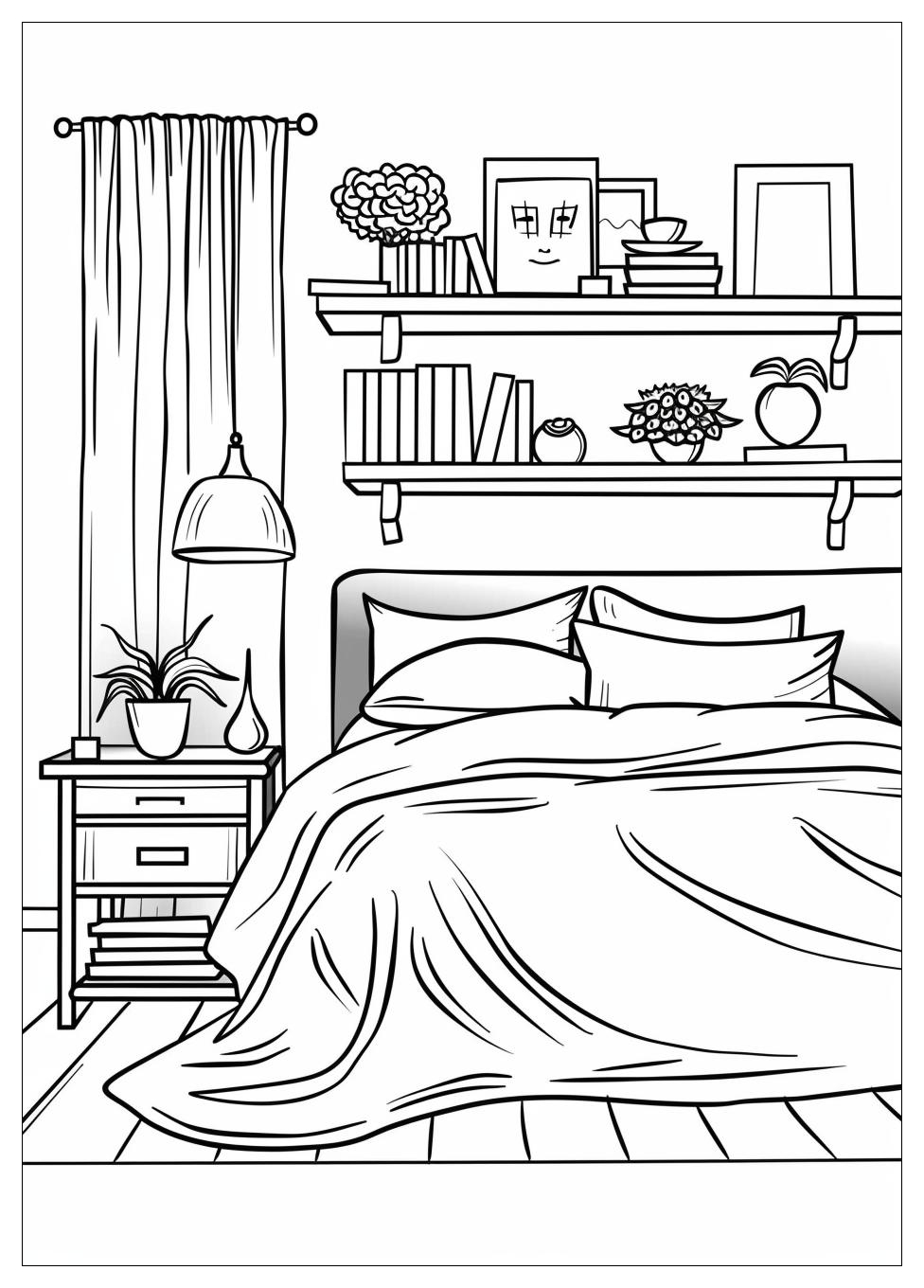 Bedroom Coloring Pages-9