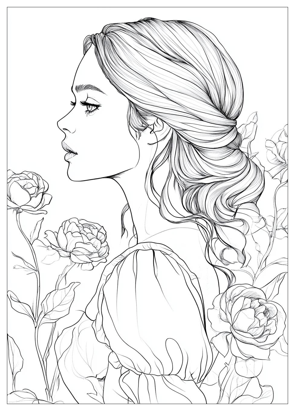 Free Printable Belle Coloring Pages 20 Belle Coloring Pages-20