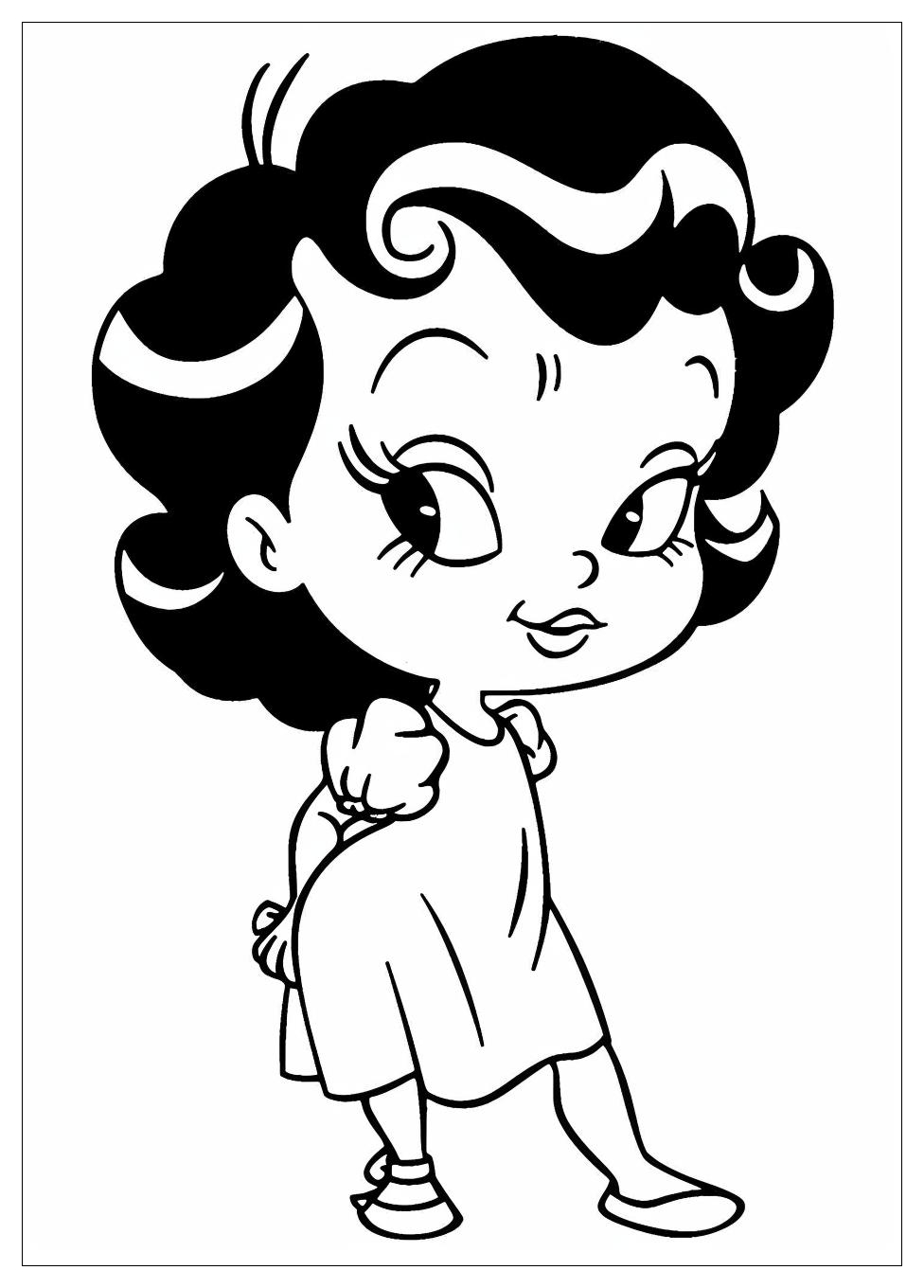 Betty Boop Coloring Pages-1