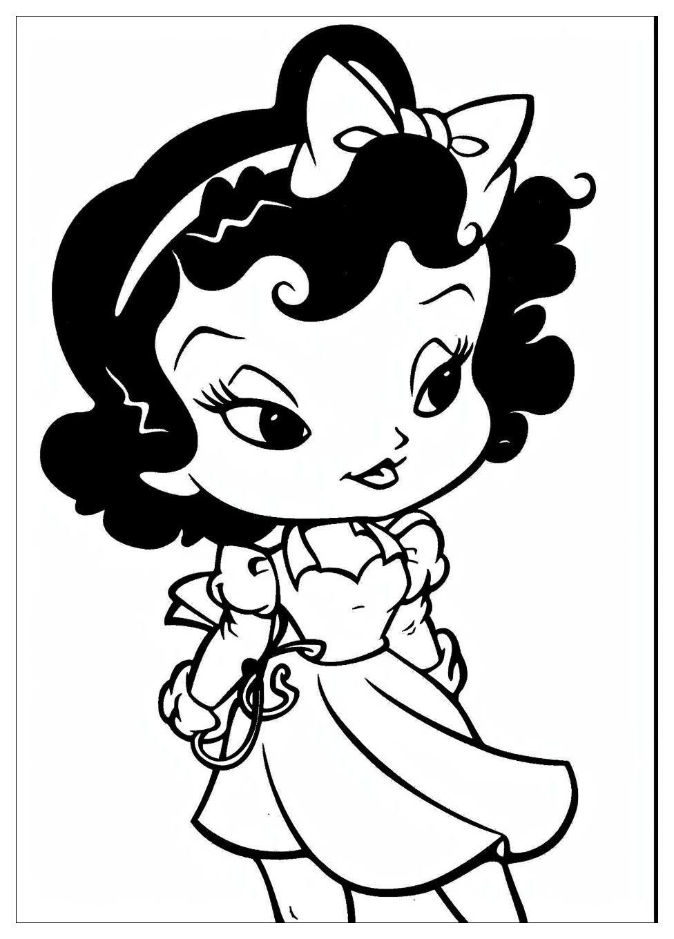 Betty Boop Coloring Pages-10