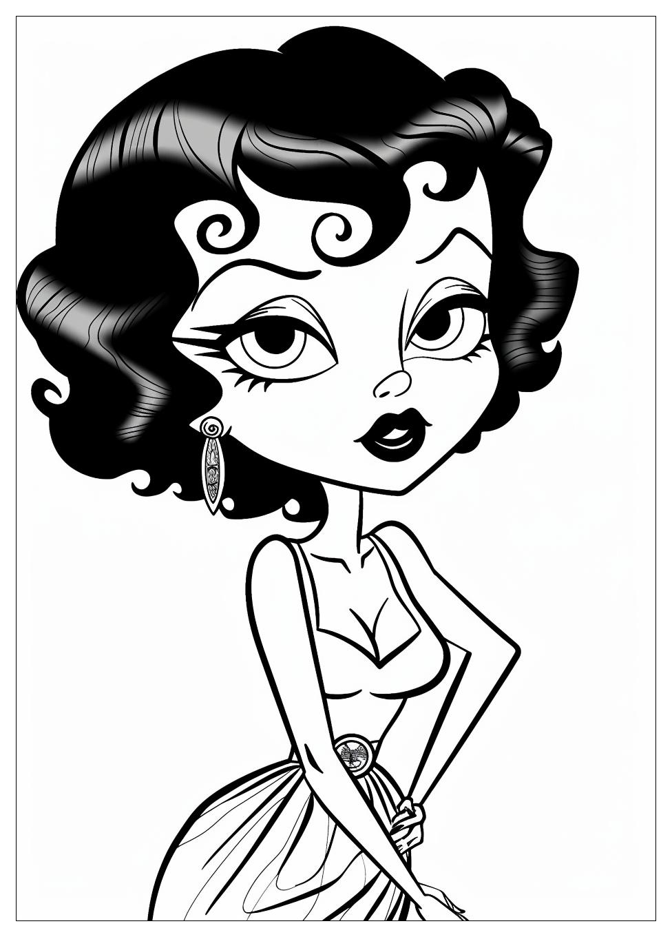 Betty Boop Coloring Pages-14