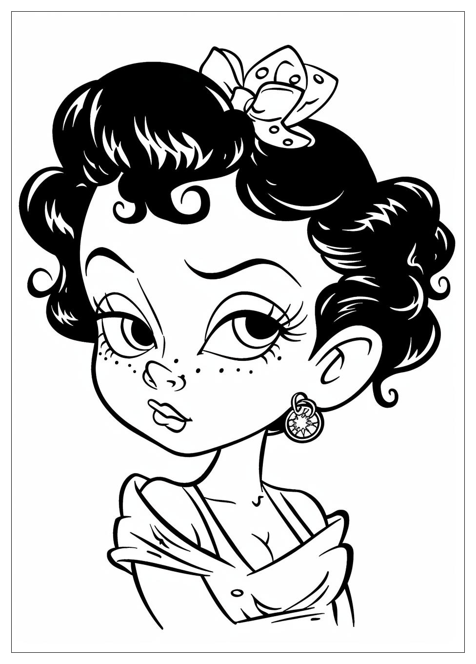 Betty Boop Coloring Pages-15