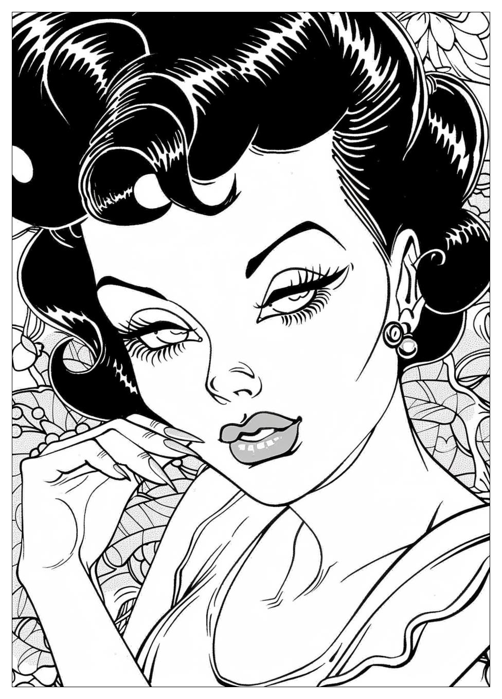 Betty Boop Coloring Pages-18