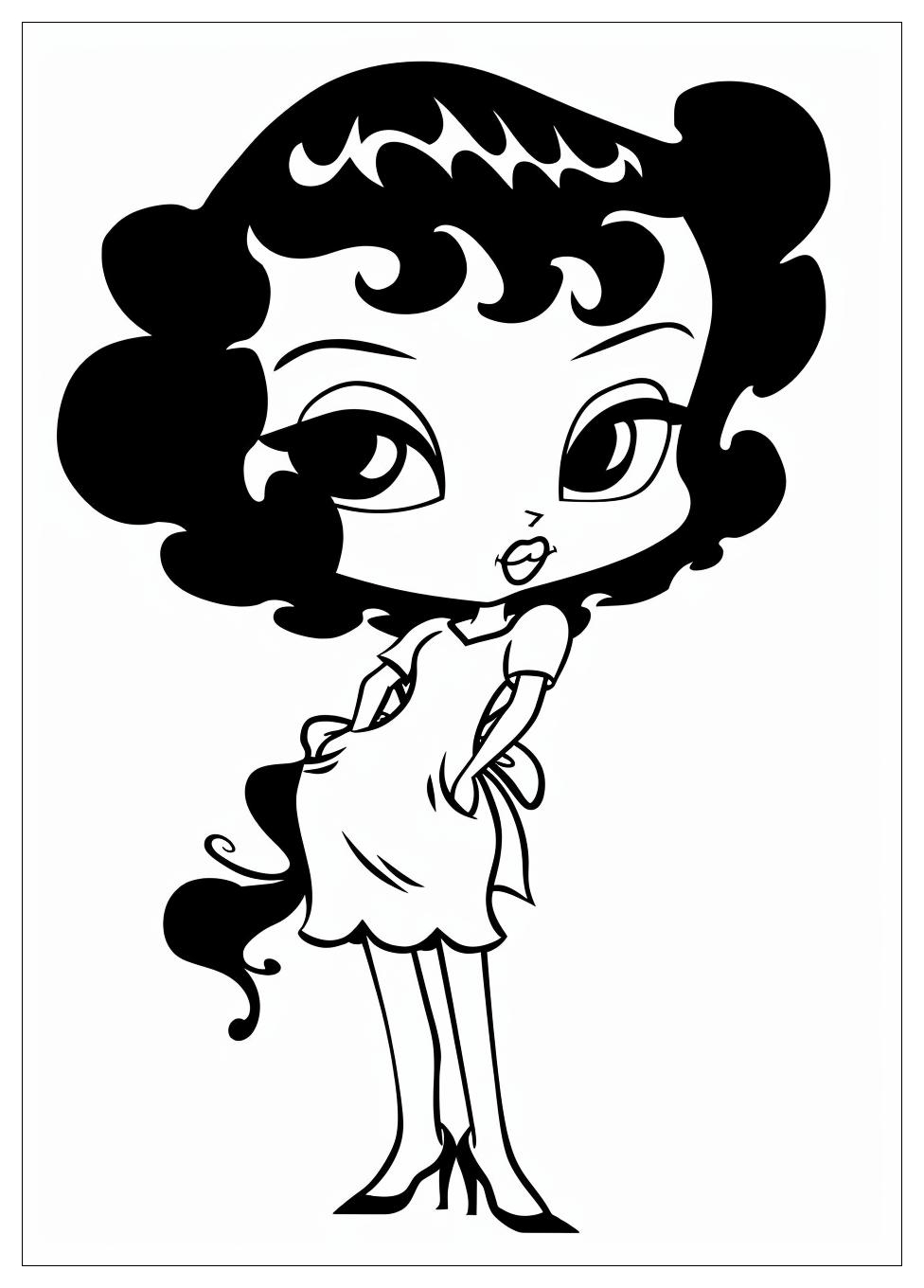 Betty Boop Coloring Pages-2