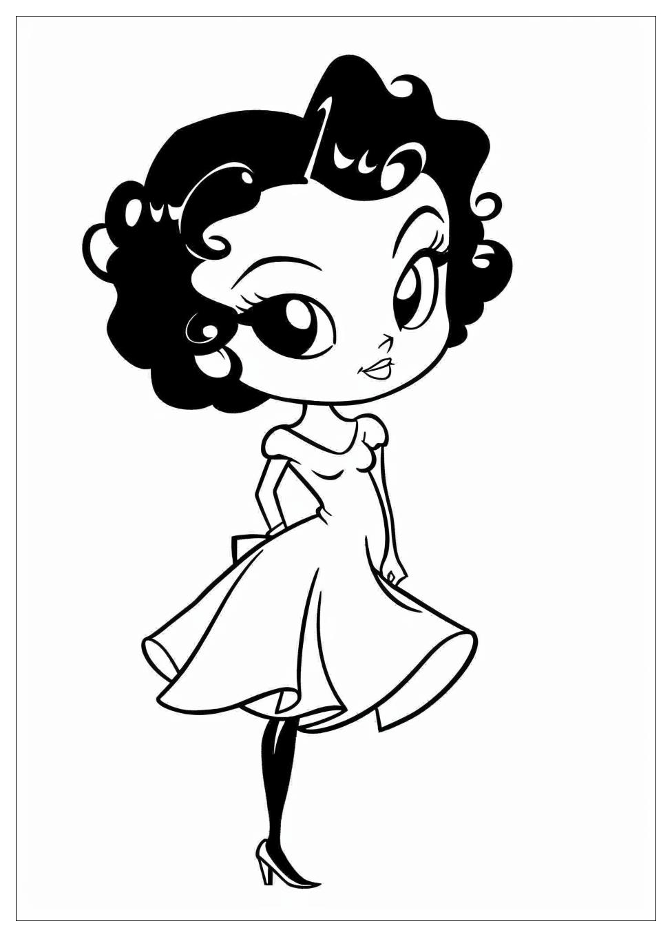 Betty Boop Coloring Pages-20