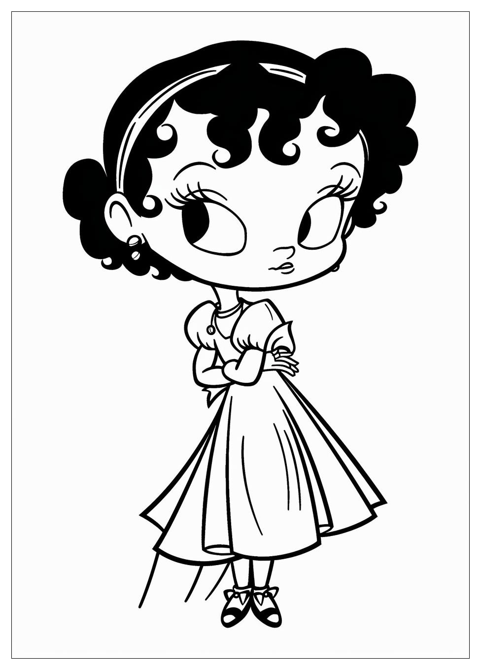 Betty Boop Coloring Pages-3