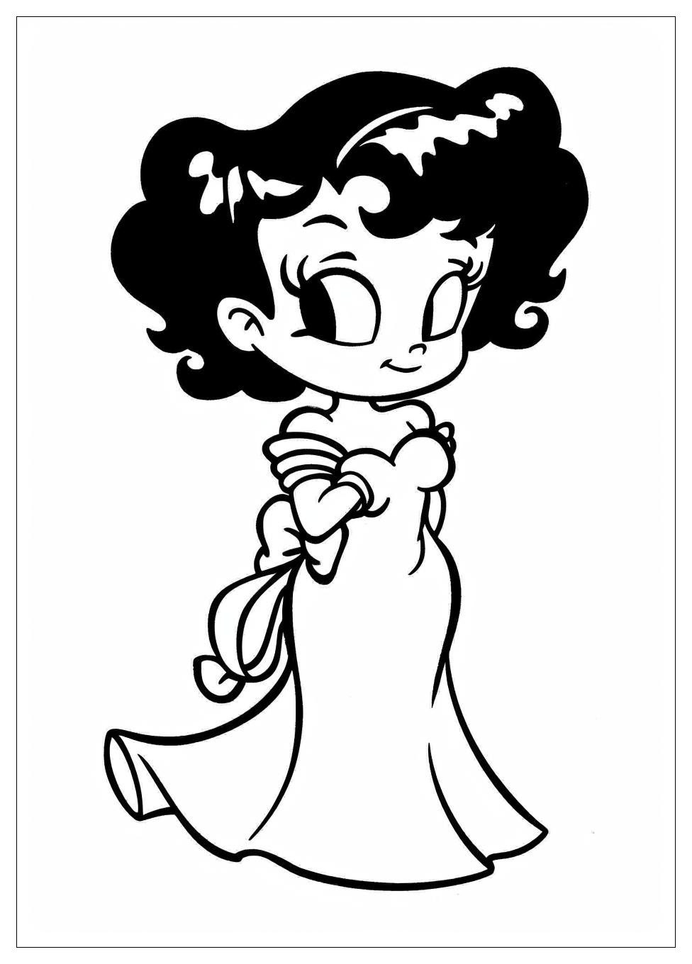 Betty Boop Coloring Pages-5