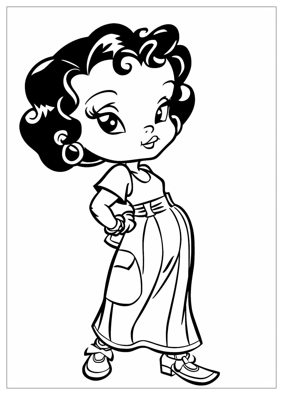 Betty Boop Coloring Pages-6