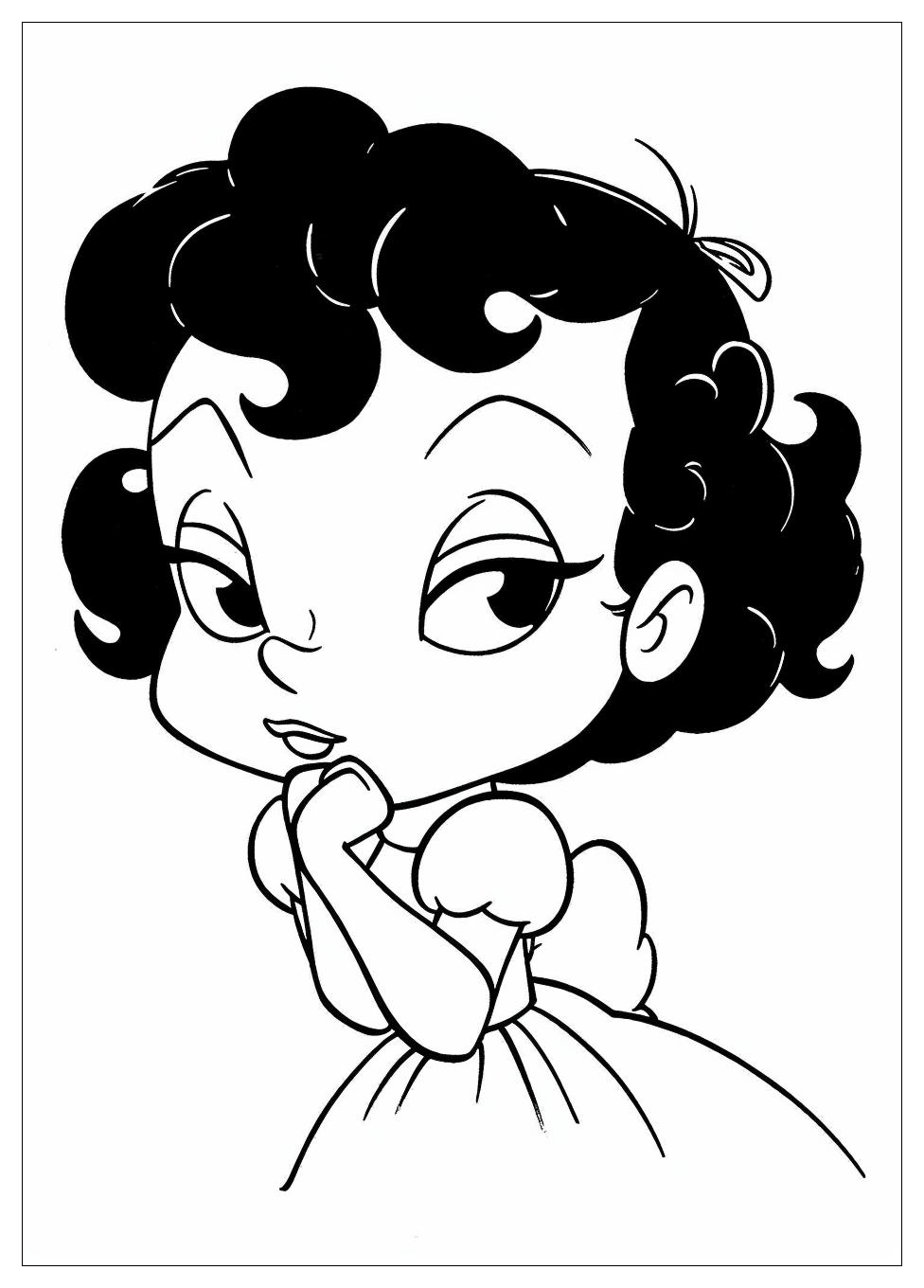 Betty Boop Coloring Pages-8