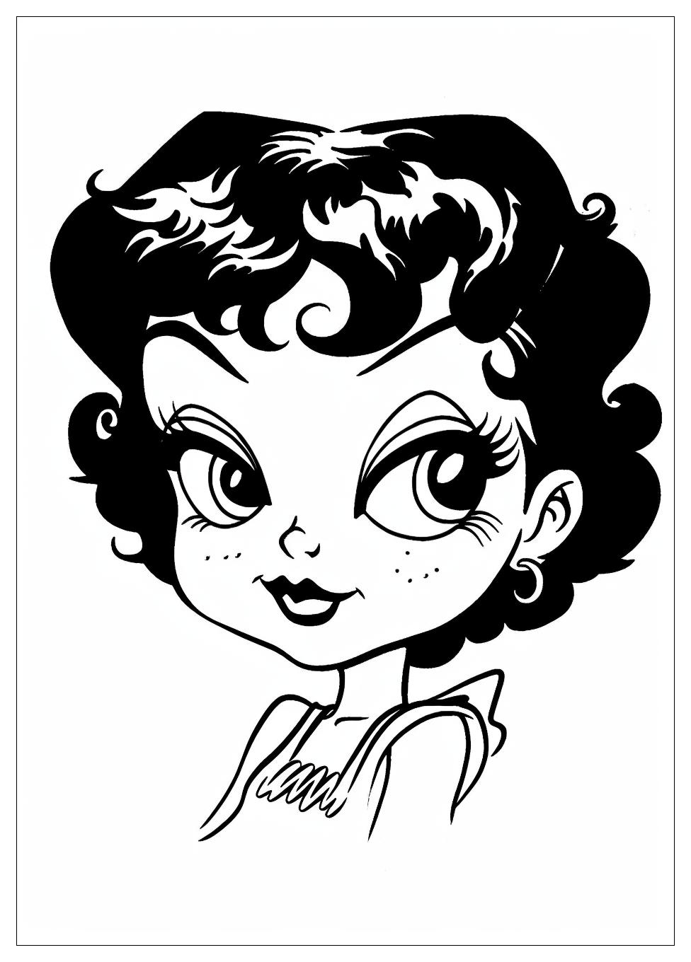 Betty Boop Coloring Pages-9