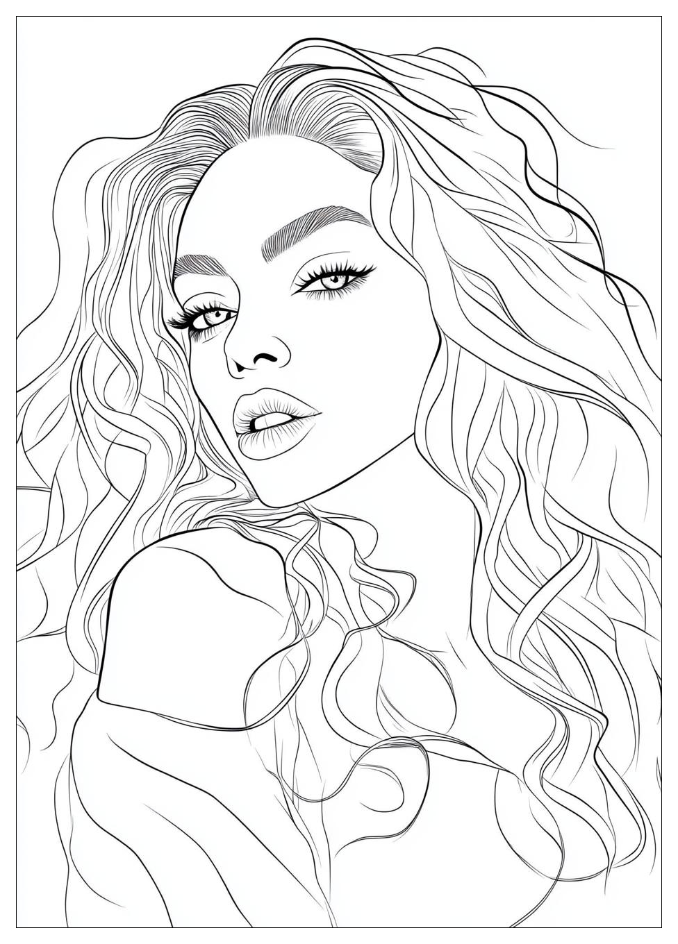 Beyonce Coloring Pages-1