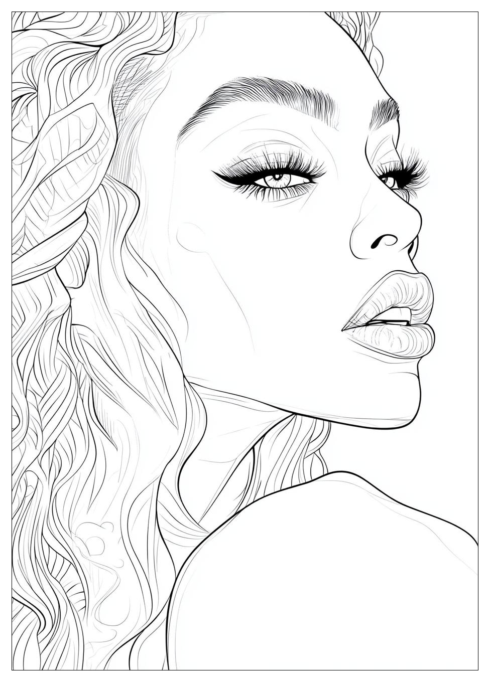 Beyonce Coloring Pages-13