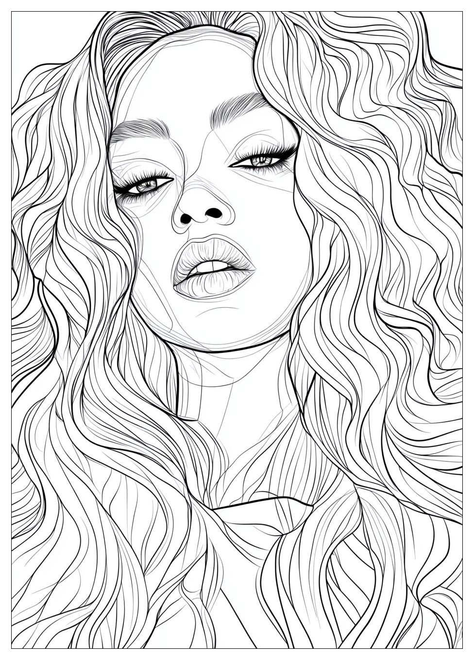 Beyonce Coloring Pages-14