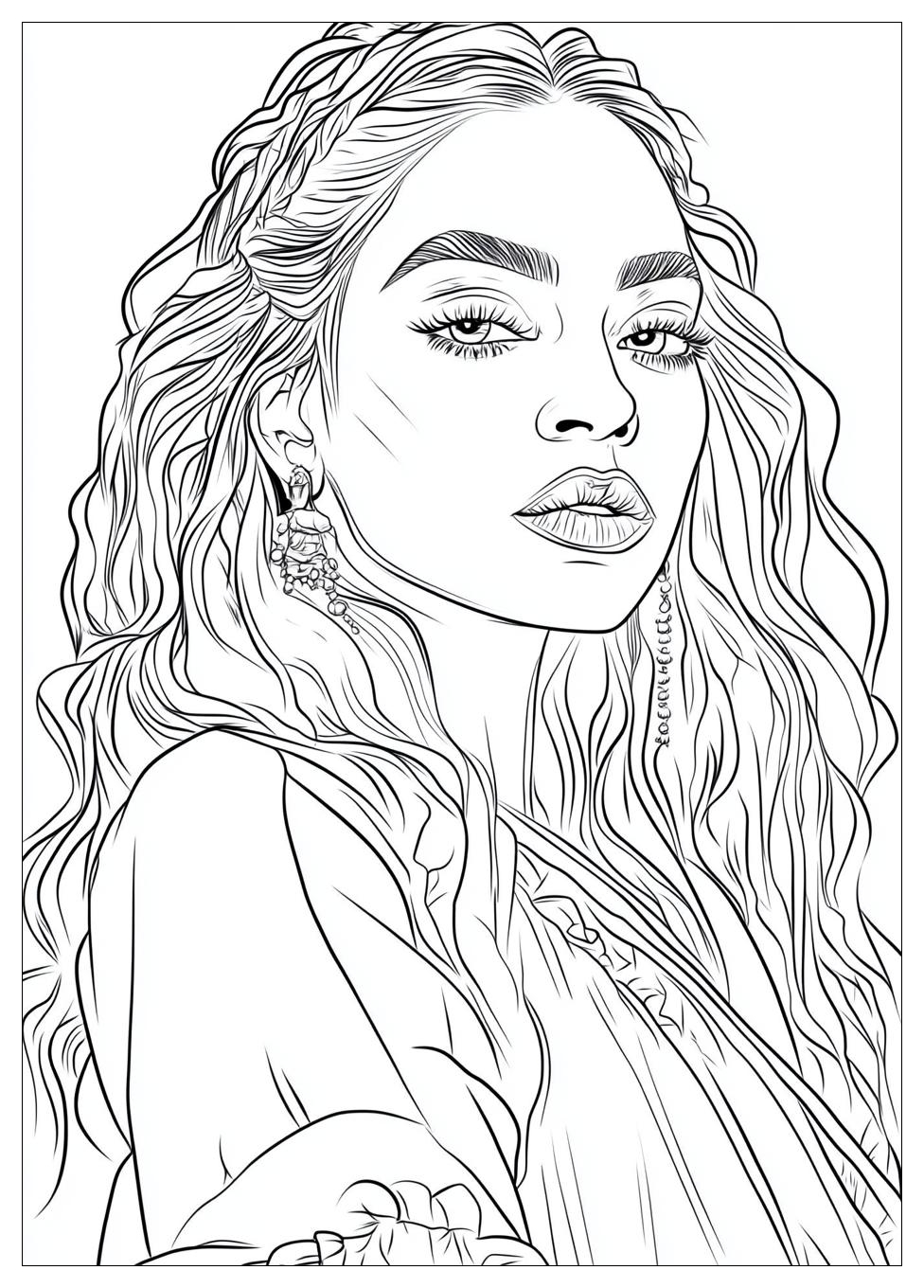 Beyonce Coloring Pages-15