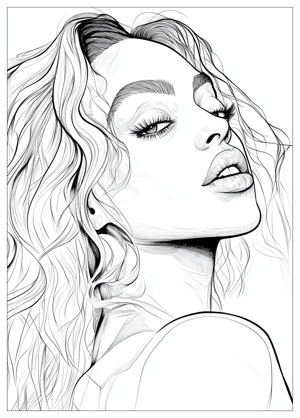 Beyonce Coloring Pages-17
