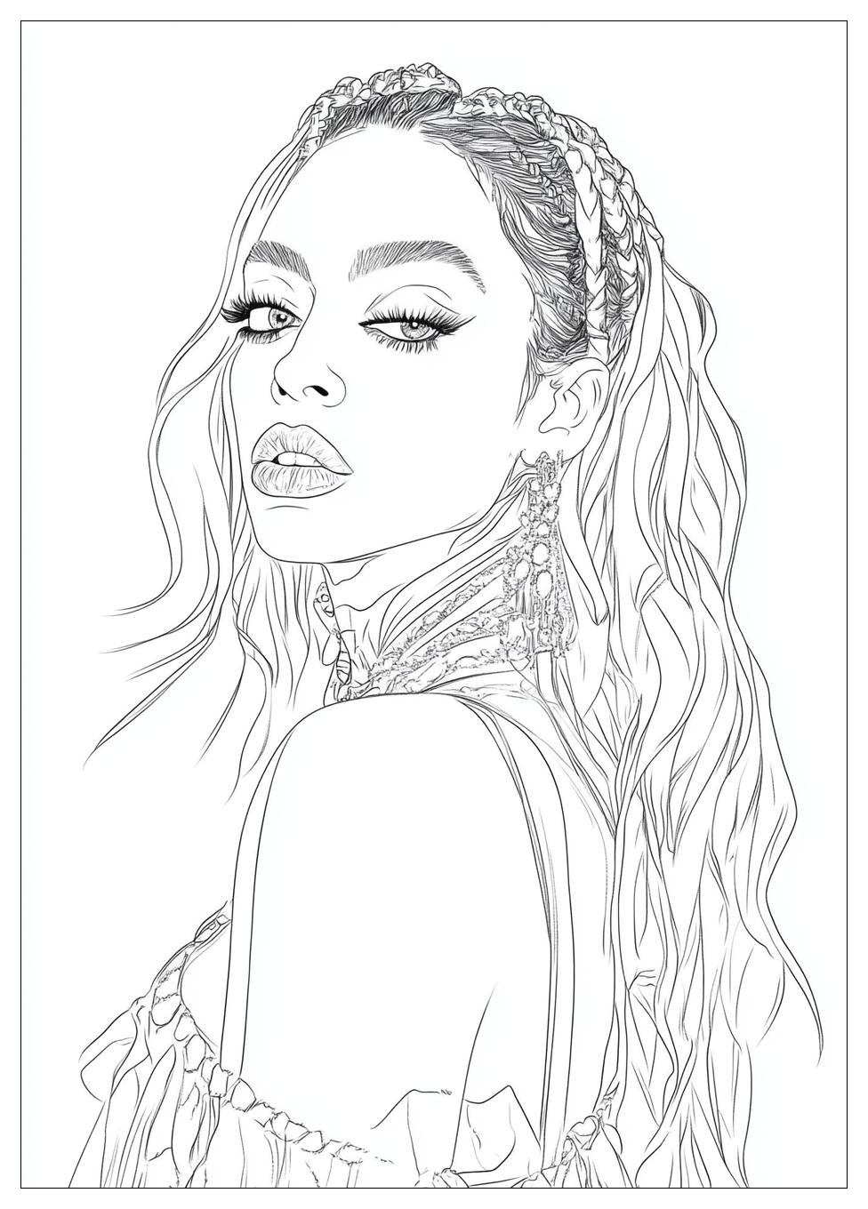 Beyonce Coloring Pages-19
