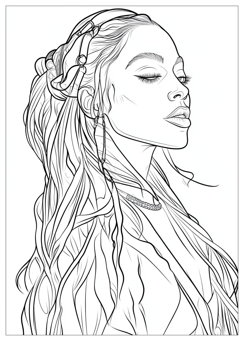 Beyonce Coloring Pages-2