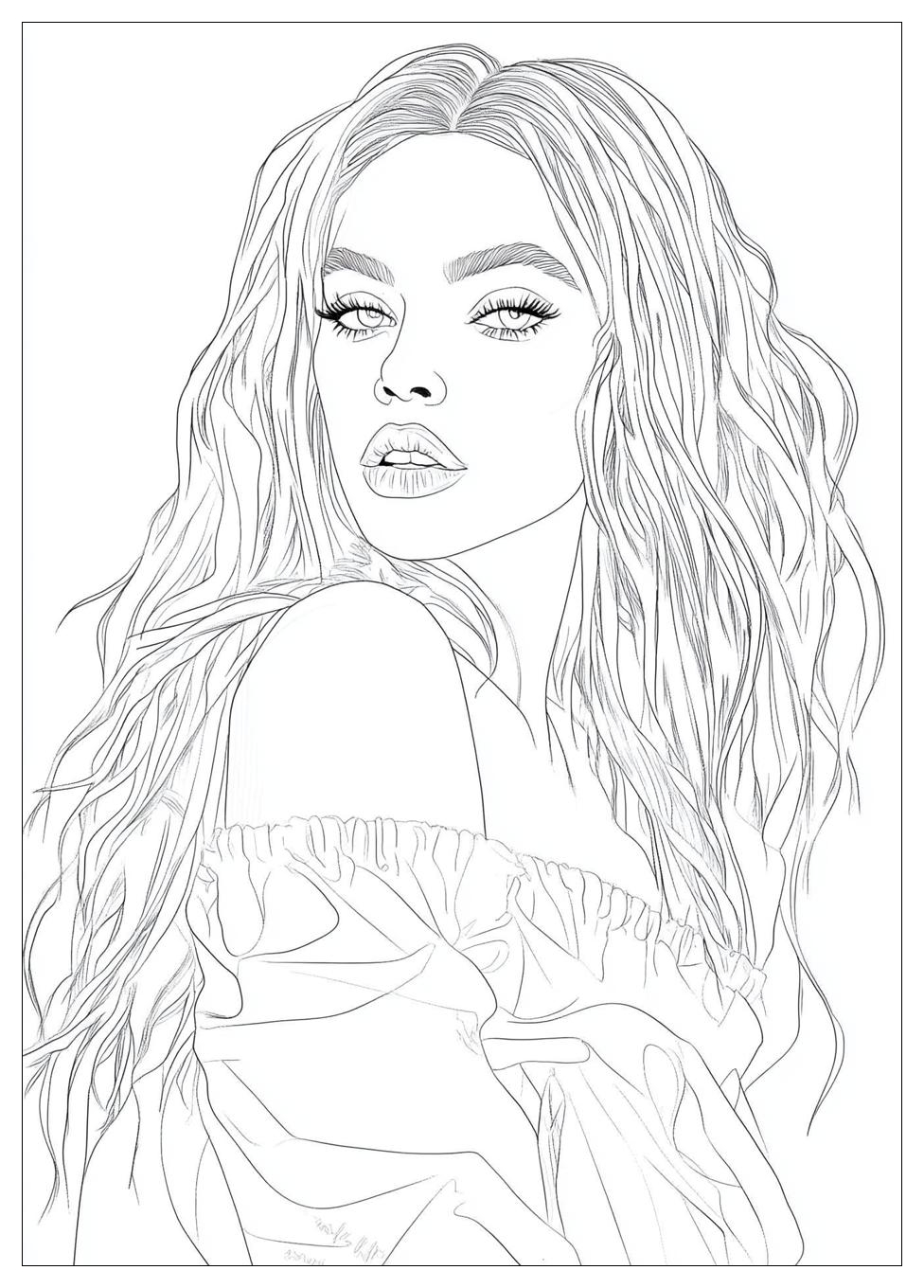 Beyonce Coloring Pages-3