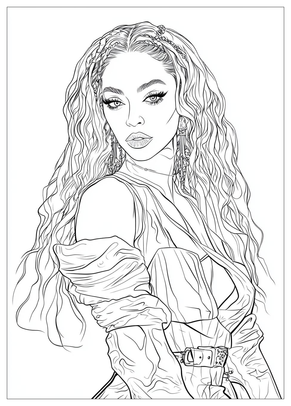 Beyonce Coloring Pages-4