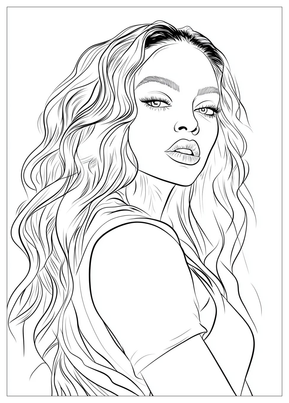 Beyonce Coloring Pages-5