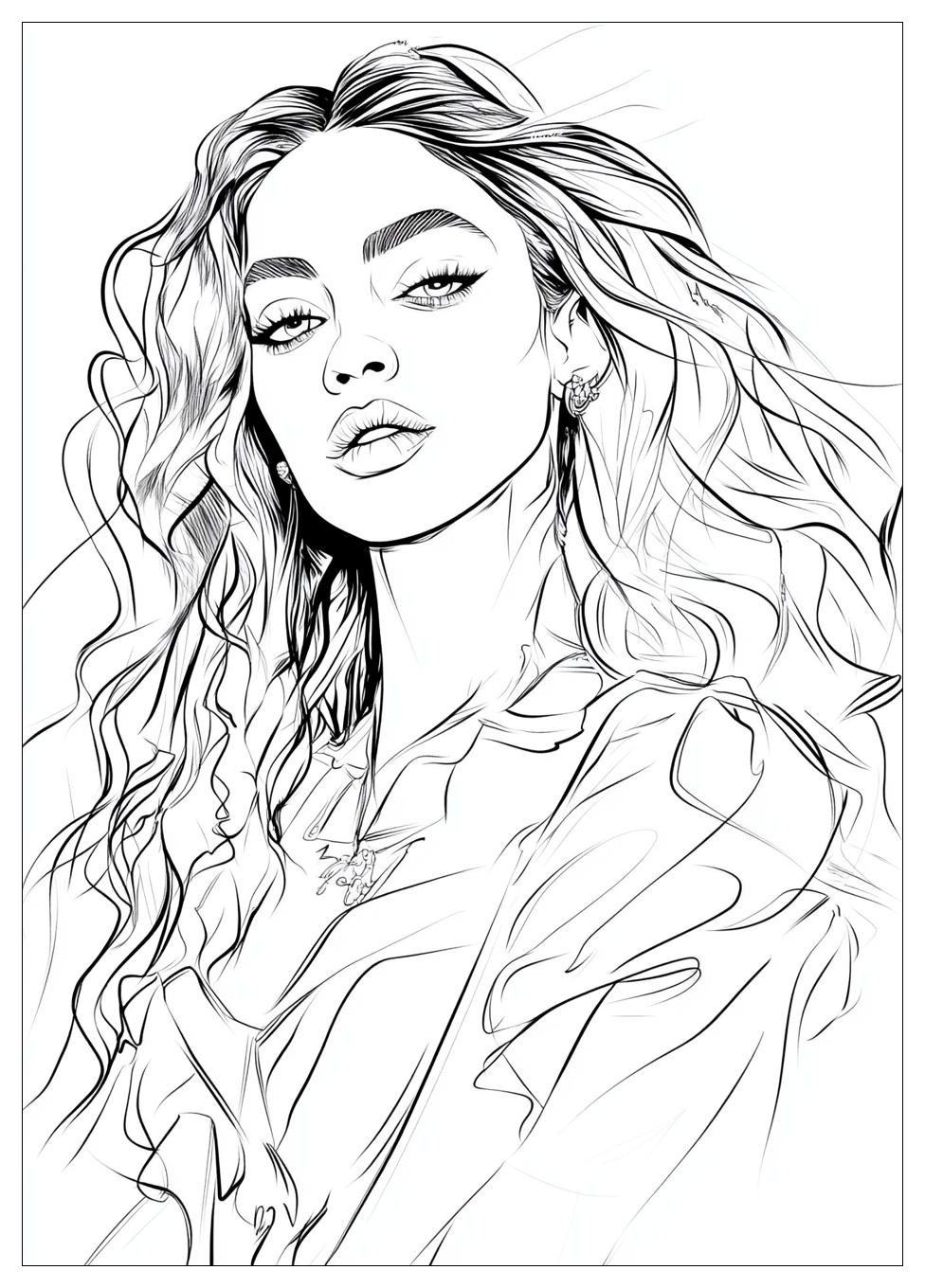 Beyonce Coloring Pages-6