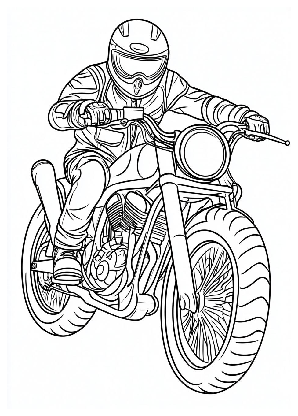 Biker Coloring Pages-10