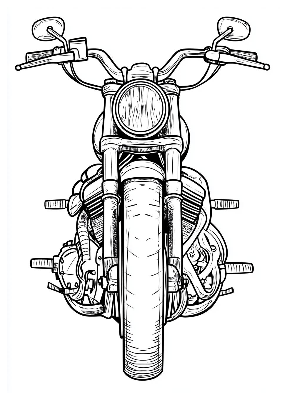 Biker Coloring Pages-12