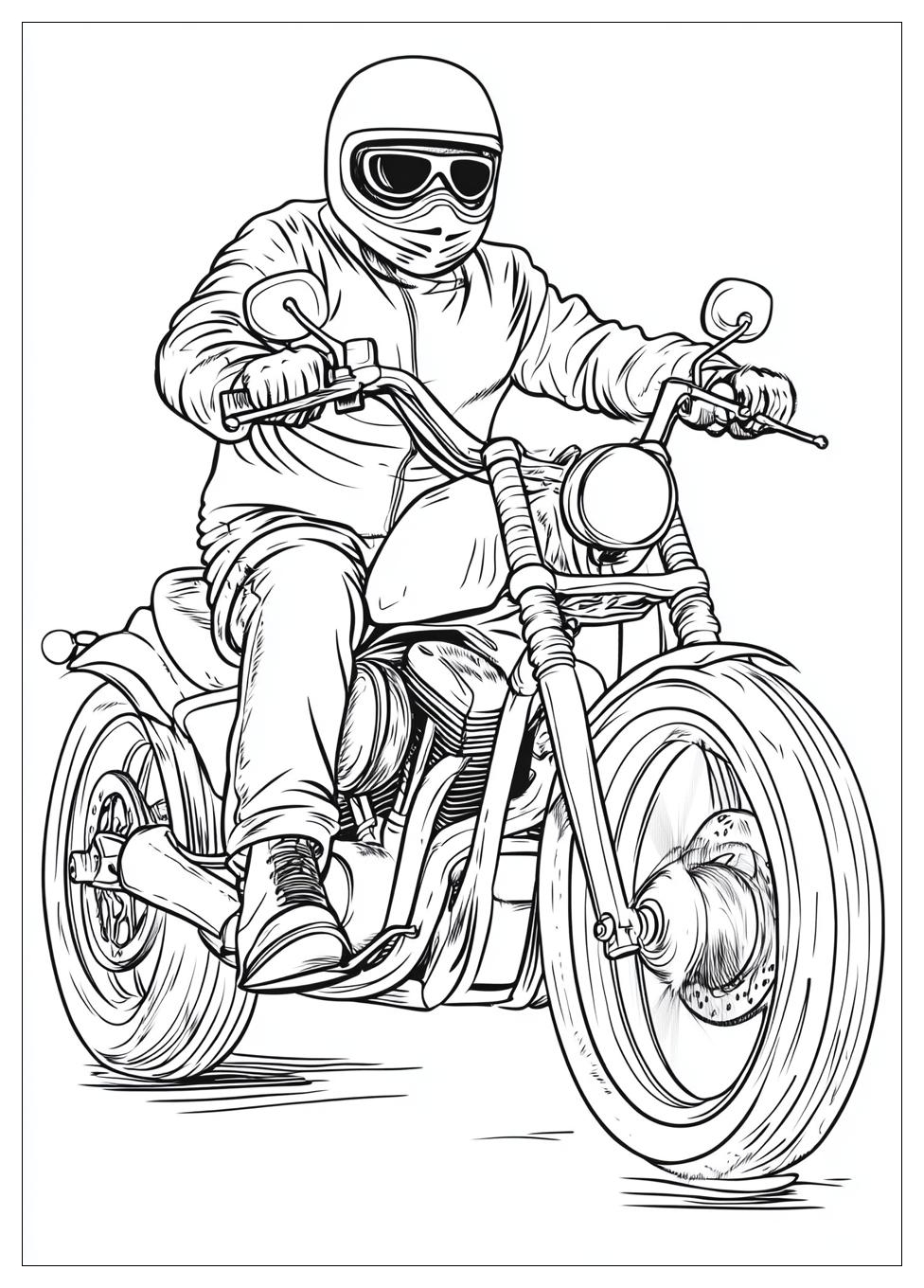 Biker Coloring Pages-14