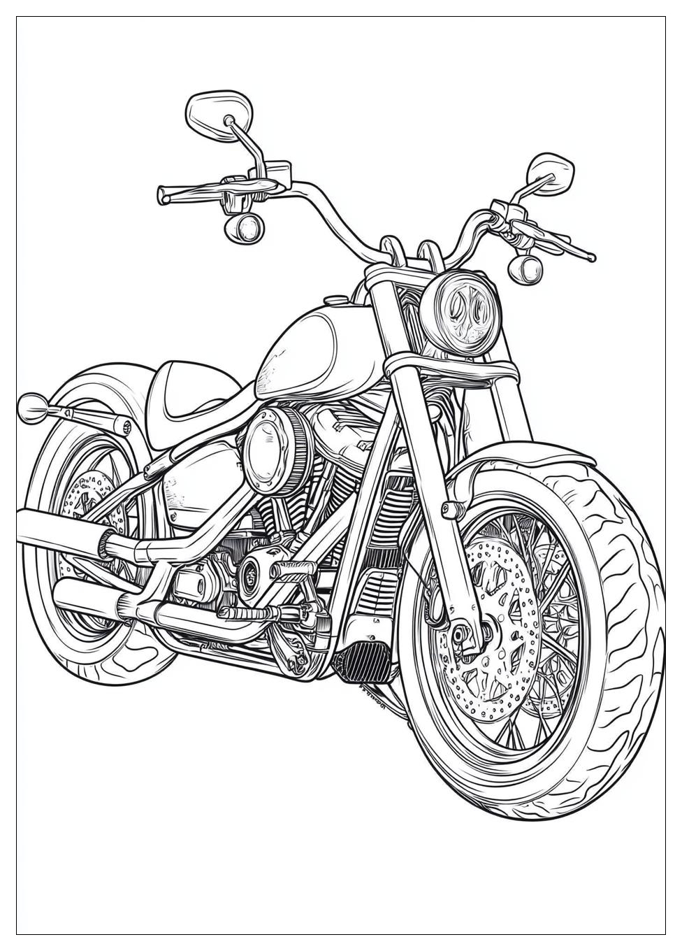 Biker Coloring Pages-15