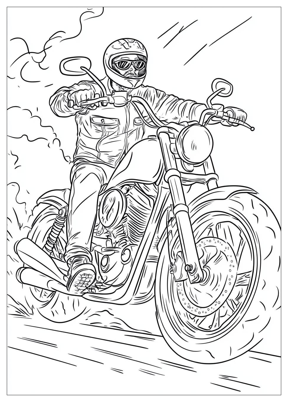 Biker Coloring Pages-2