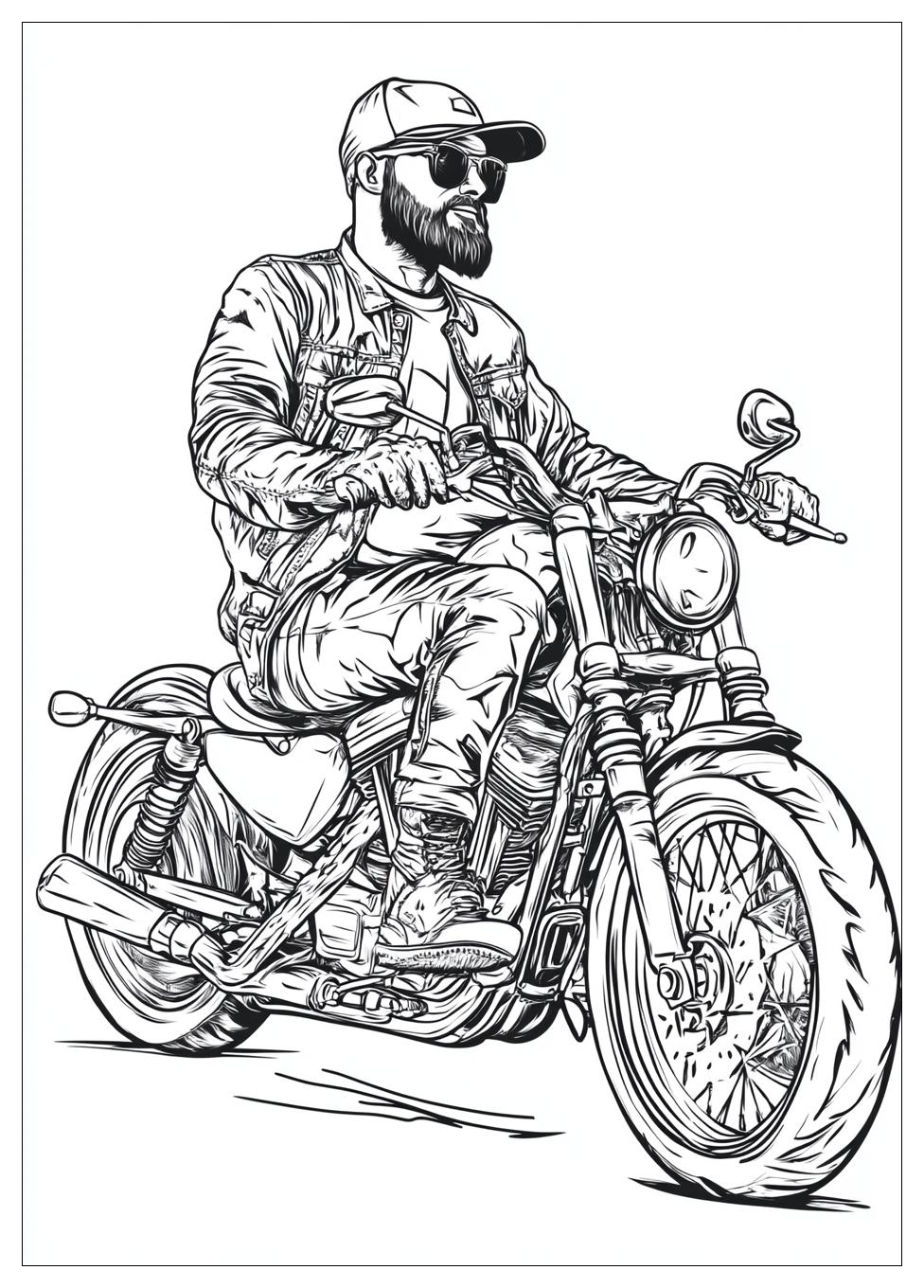 Biker Coloring Pages-20