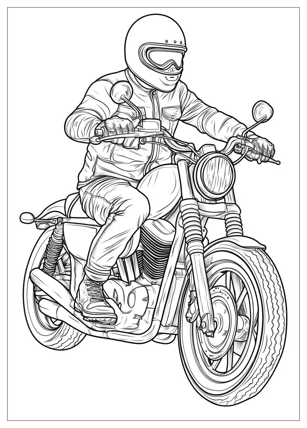 Biker Coloring Pages-4