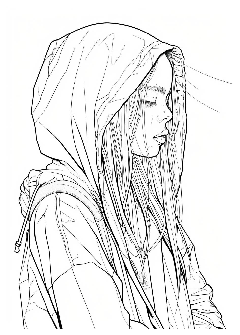 Billie Eilish Coloring Pages-10